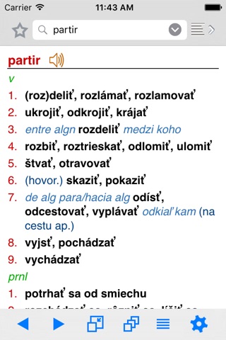 Lingea Španielsko-slovenský veľký slovník screenshot 2