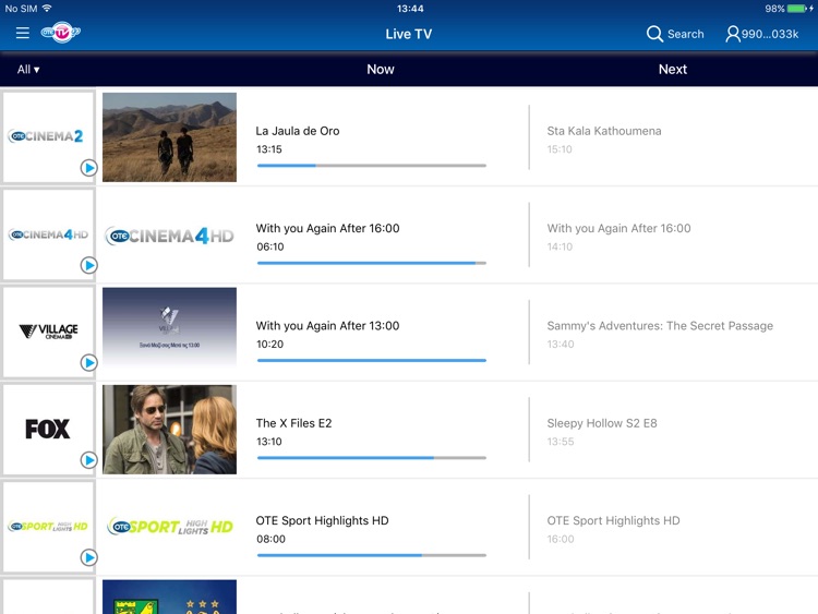 COSMOTE TV GO (for iPad)