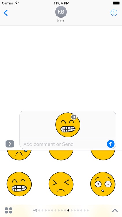 Smiley Stickers for iMessage - emoji,emoticon,icon screenshot-4