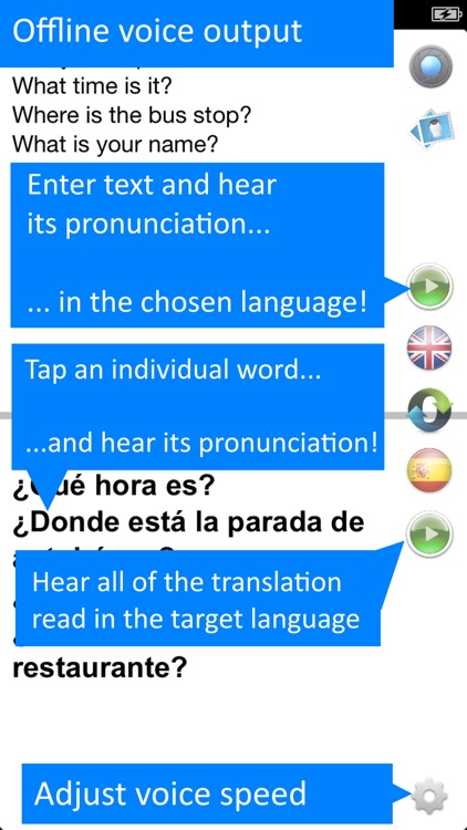 Spanish Offline Translator App