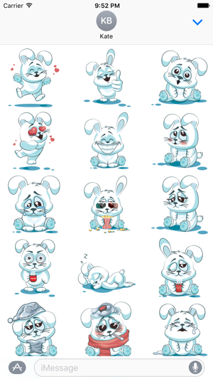 White Bunny Sticker Pack(圖2)-速報App