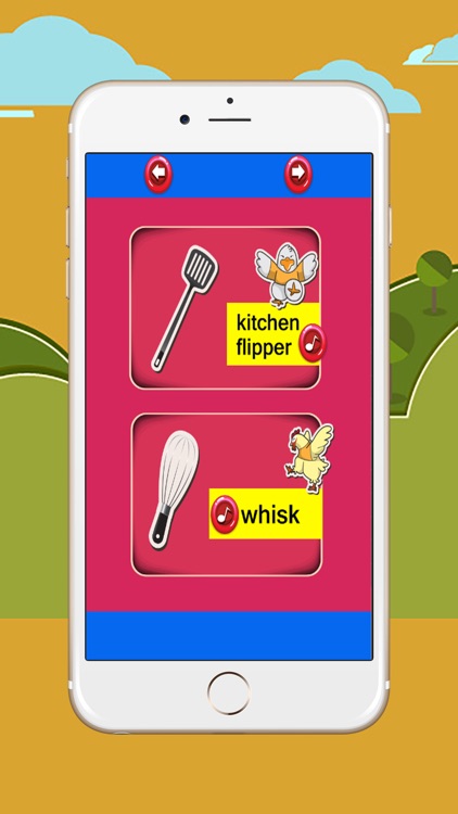 Learn English Vocabulary daily: kitchen : free learning Education for kids easy screenshot-3