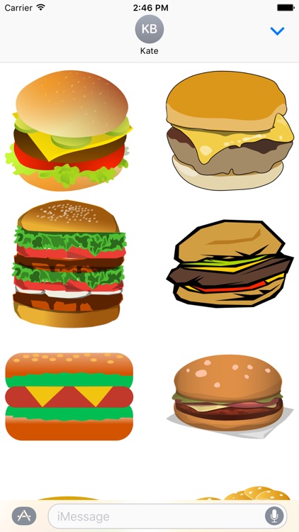 Hamburger Stickers