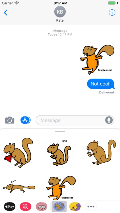 Happy Squirrels Stickers screenshot-0