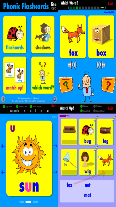 How to cancel & delete Phonic Flashcards lite CVC from iphone & ipad 1