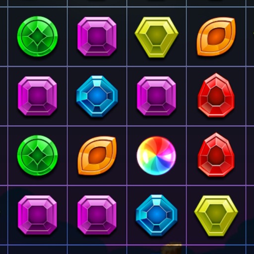Wondrous Crystal Match 3 Puzzle Icon