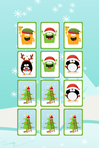 Christmas Penguin Card Game HD screenshot 2