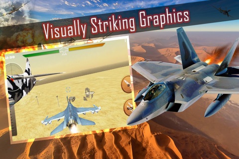 Jet Fighter Attack 3d - Enjoy real f16 at supersonic speed screenshot 3