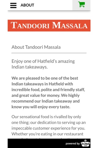 Tandoori Massala Indian Takeaway screenshot 4