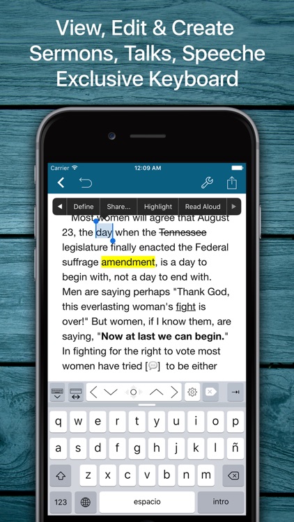 Speech Writer Text Editor