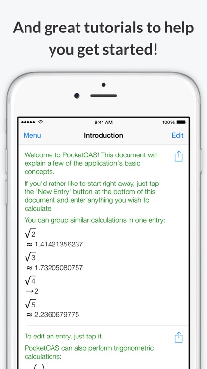 PocketCAS Mathematics Toolkit screenshot-4