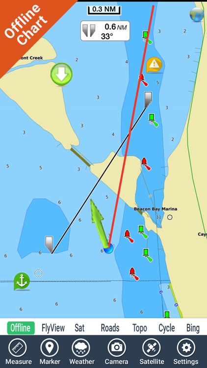 Cayuga - Seneca Lakes New York GPS fishing map