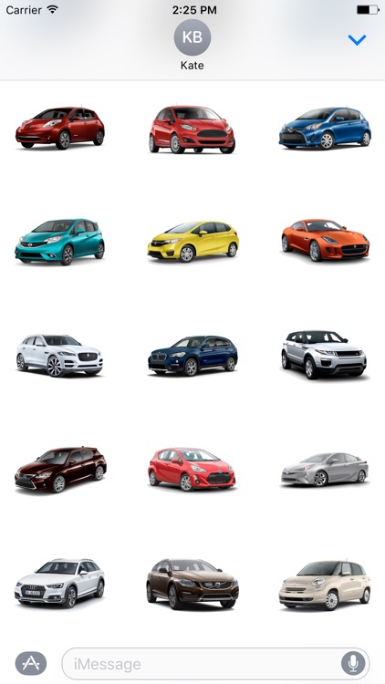 3D Cars Stickers