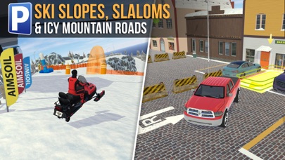 Ski Resort Parking Sim Ice Road Snow Plow Trucker Screenshot 5