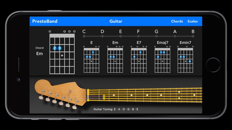 PrestoBand Guitar and Piano