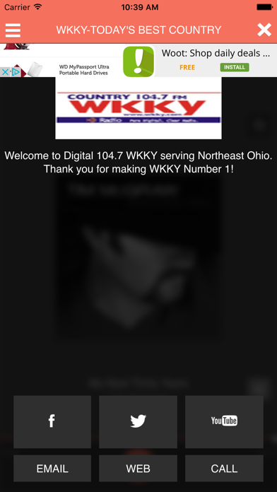 How to cancel & delete WKKY 104.7FM from iphone & ipad 3