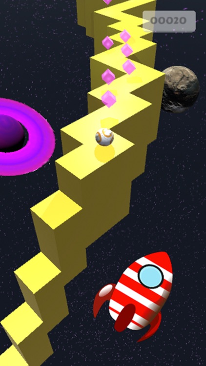 Classic ZigZag - Endless Runner Space Wall Ball screenshot-4