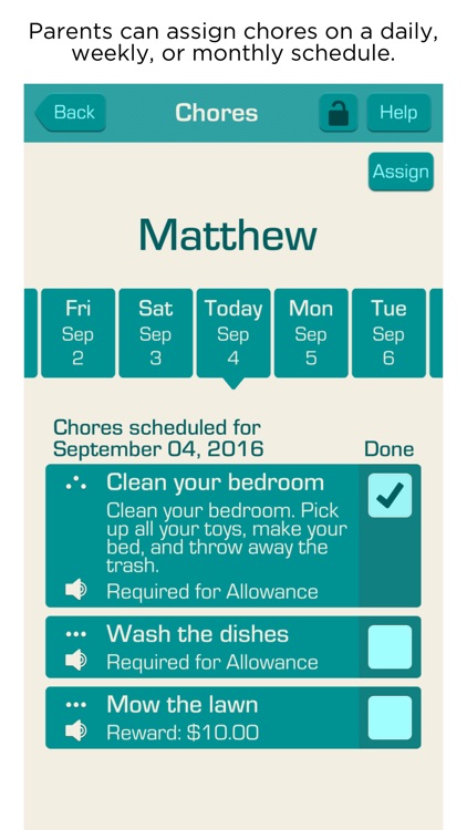 Allowance & Chores Bot screenshot-3