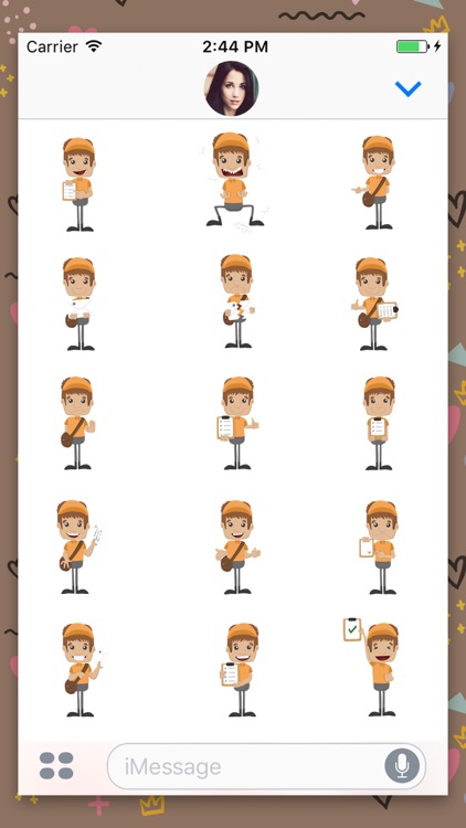 Messenger Boy:Animated Sticker