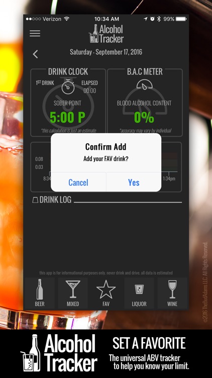 Digital Alcohol Tracker - Your Pocket BAC Meter screenshot-4