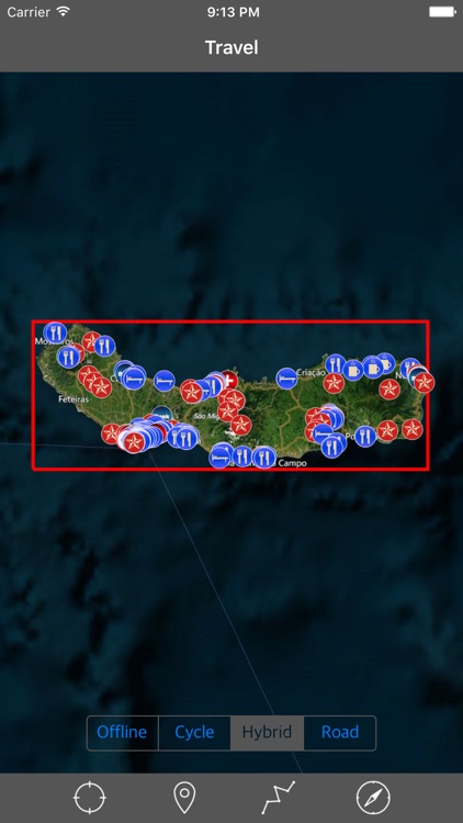 SAO MIGUEL ISLAND – GPS Travel Map Offline Navigator