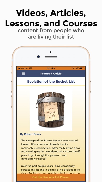 Live Your List