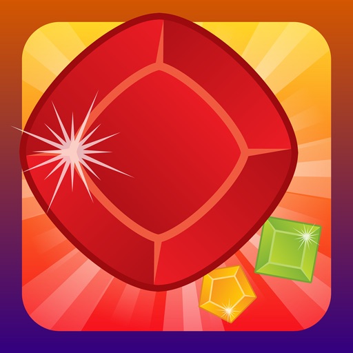 Flat Jewels Match iOS App