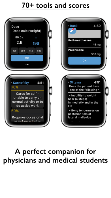 Medical Calc for Apple Watch screenshot 4