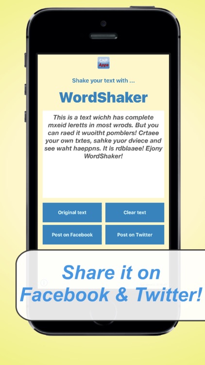 WordShaker | CNPApps | Alphabetical jumble