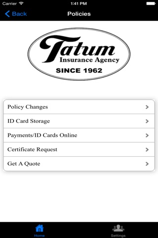 Tatum Insurance Agency screenshot 2