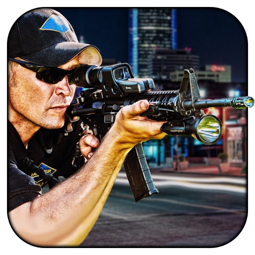 Crime Shooter Hunt City - Shoot terrorists in an epic city battle in chase. icon