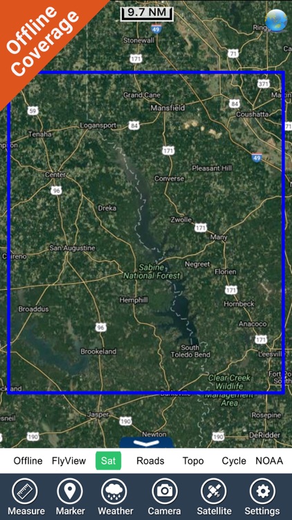 Toledo Bend Texas HD - GPS chart Navigator screenshot-4