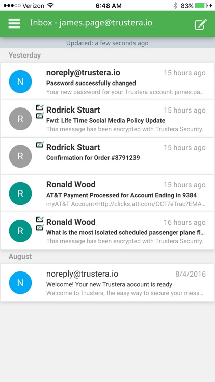 Trustera Secure Email screenshot-0