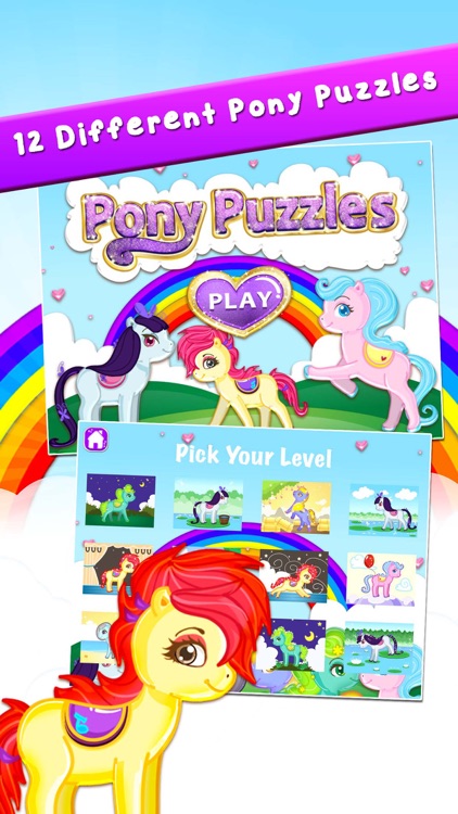 Pony Puzzles: Jigsaw Puzzles for Kids and Toddlers