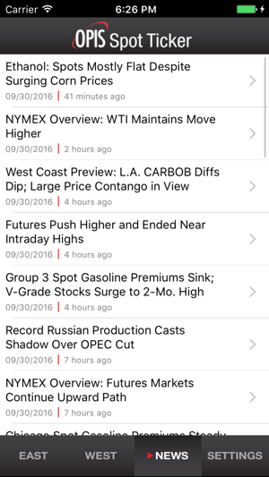 OPIS Mobile Spot Ticker(圖3)-速報App