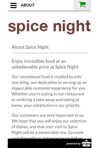 Spice Night Indian Takeaway screenshot 4
