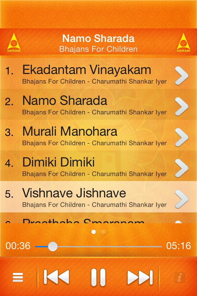 Bhajans for Kids screenshot 2