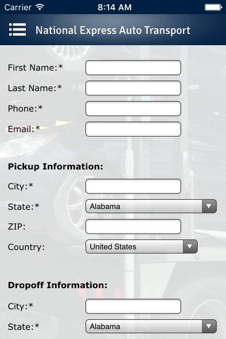 National Express Auto Transport screenshot 3