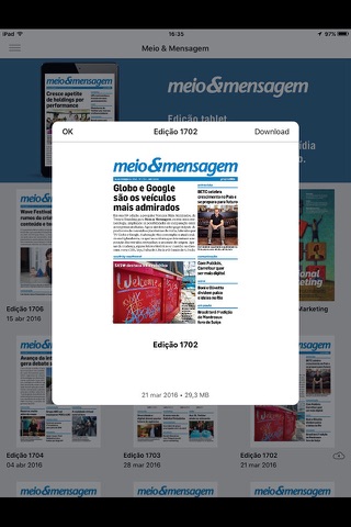 Jornal Meio & Mensagem screenshot 3