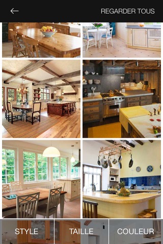 Kitchens. Interiors design screenshot 3