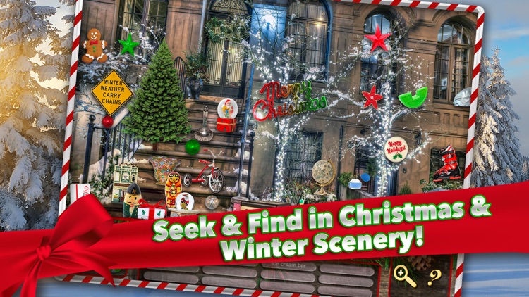 White Christmas Winter Holiday Hidden Object Games