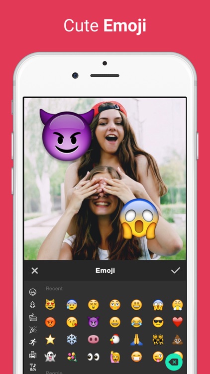 Photo Editor for Instagram No Crop, Emoji & Blur