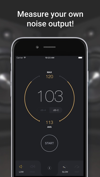 dB Decibel Meter - sound level measurement tool screenshot-3