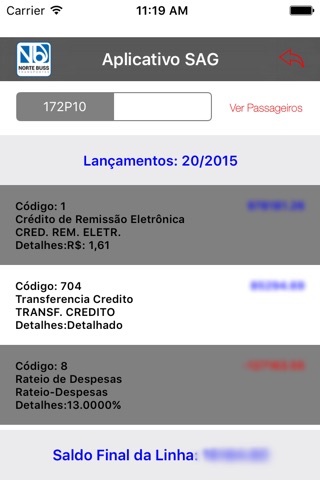 Aplicativo Norte Buss screenshot 4