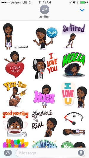 Black Girl Emojis On The App Store