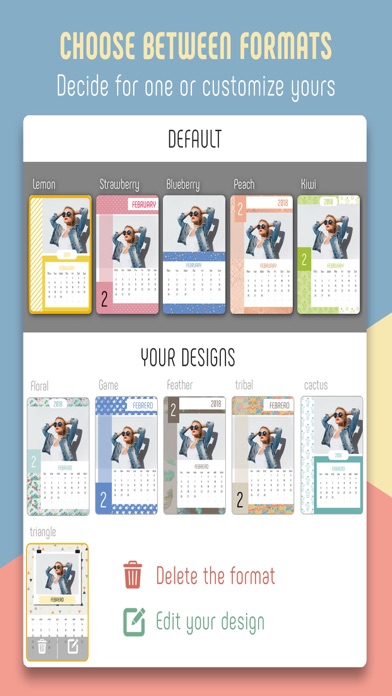 Custom your personal calendar screenshot 3