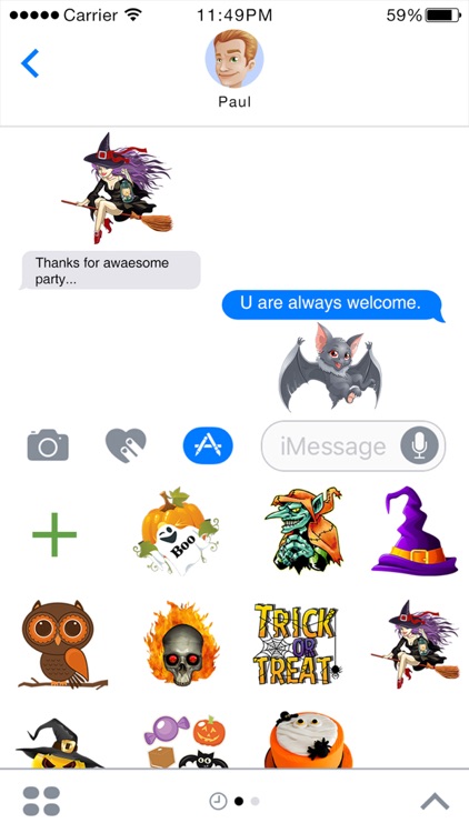 Halloween Emoji & Gif Stickers screenshot-4