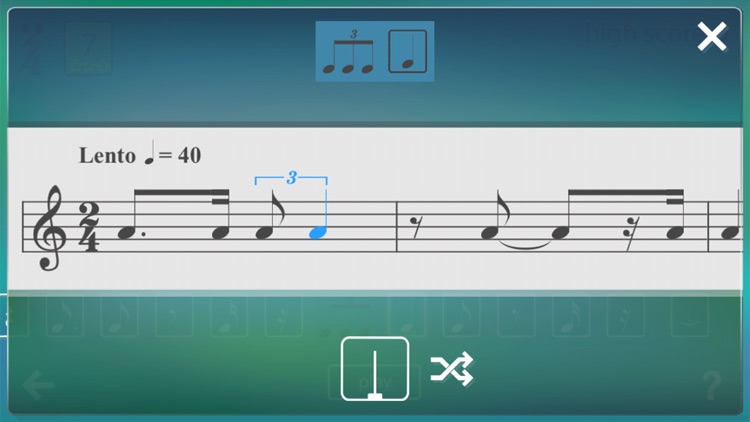 Musical Meter - Advanced: read music rhythm screenshot-4