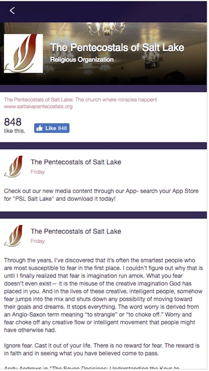 The Pentecostals - Salt Lake