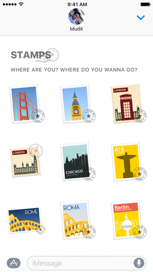 Places: Stamps and Stickers(圖2)-速報App